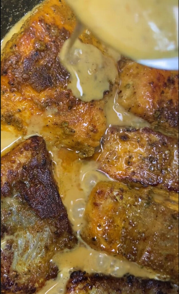 Easily The BEST PanFried Jamaican Coconut Curry Salmon Jerk Tavern