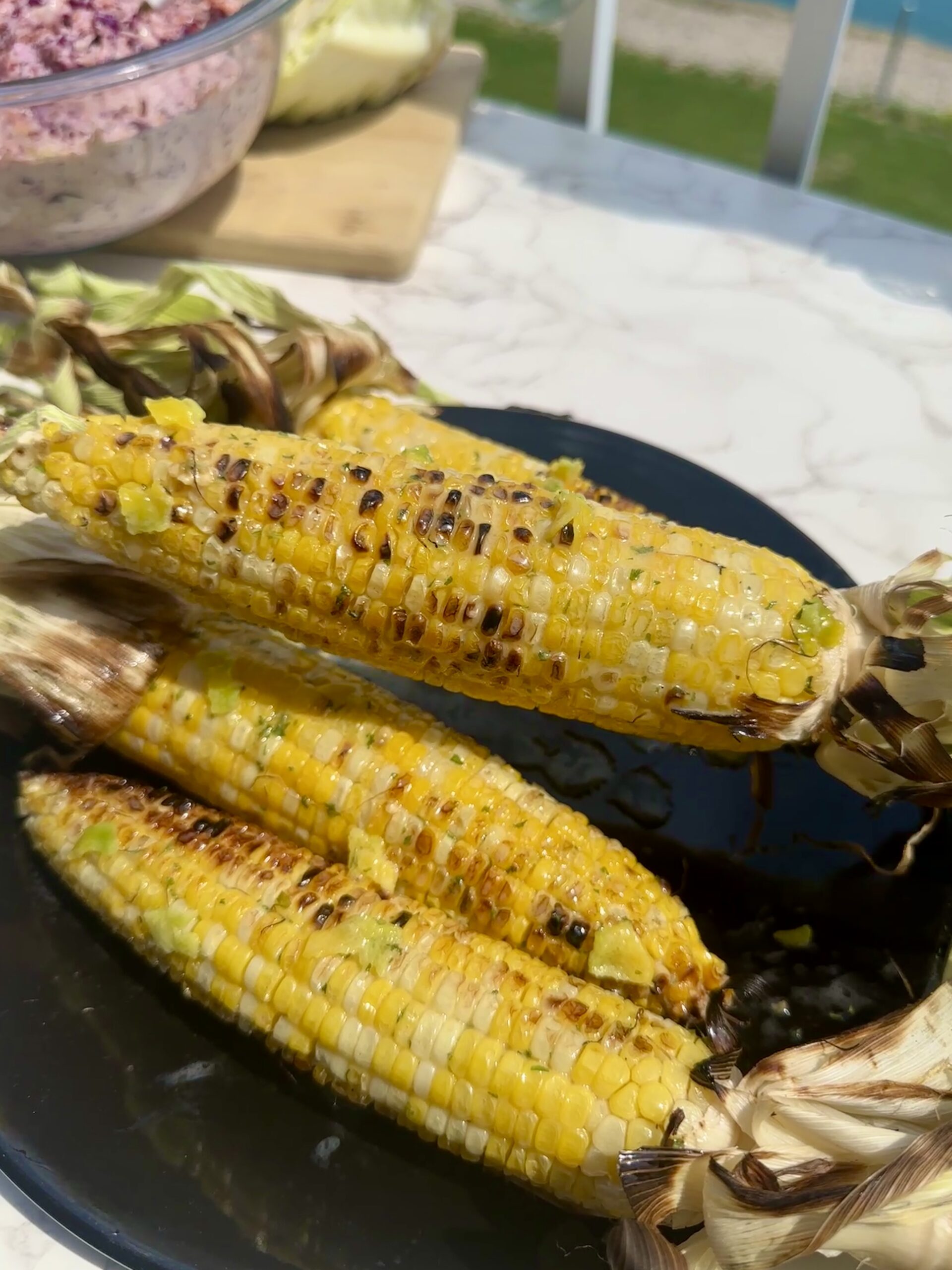 how to make grilled corn on the cob