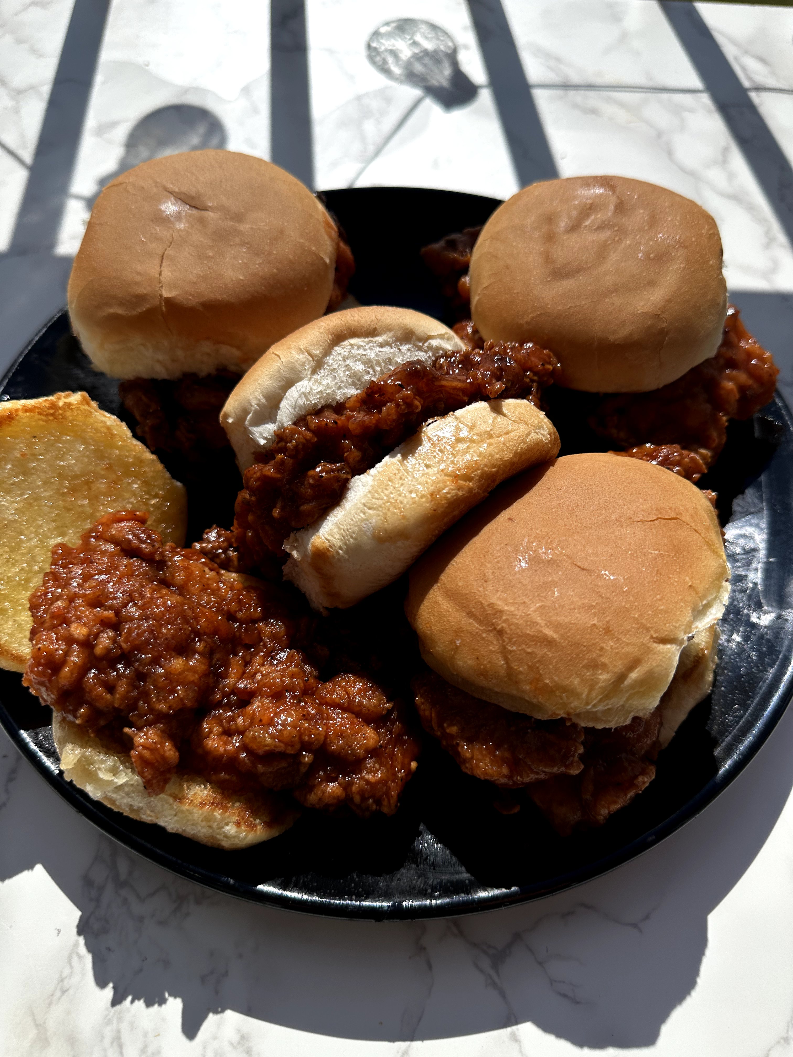 Bar-b Fried Chicken Sliders Recipe