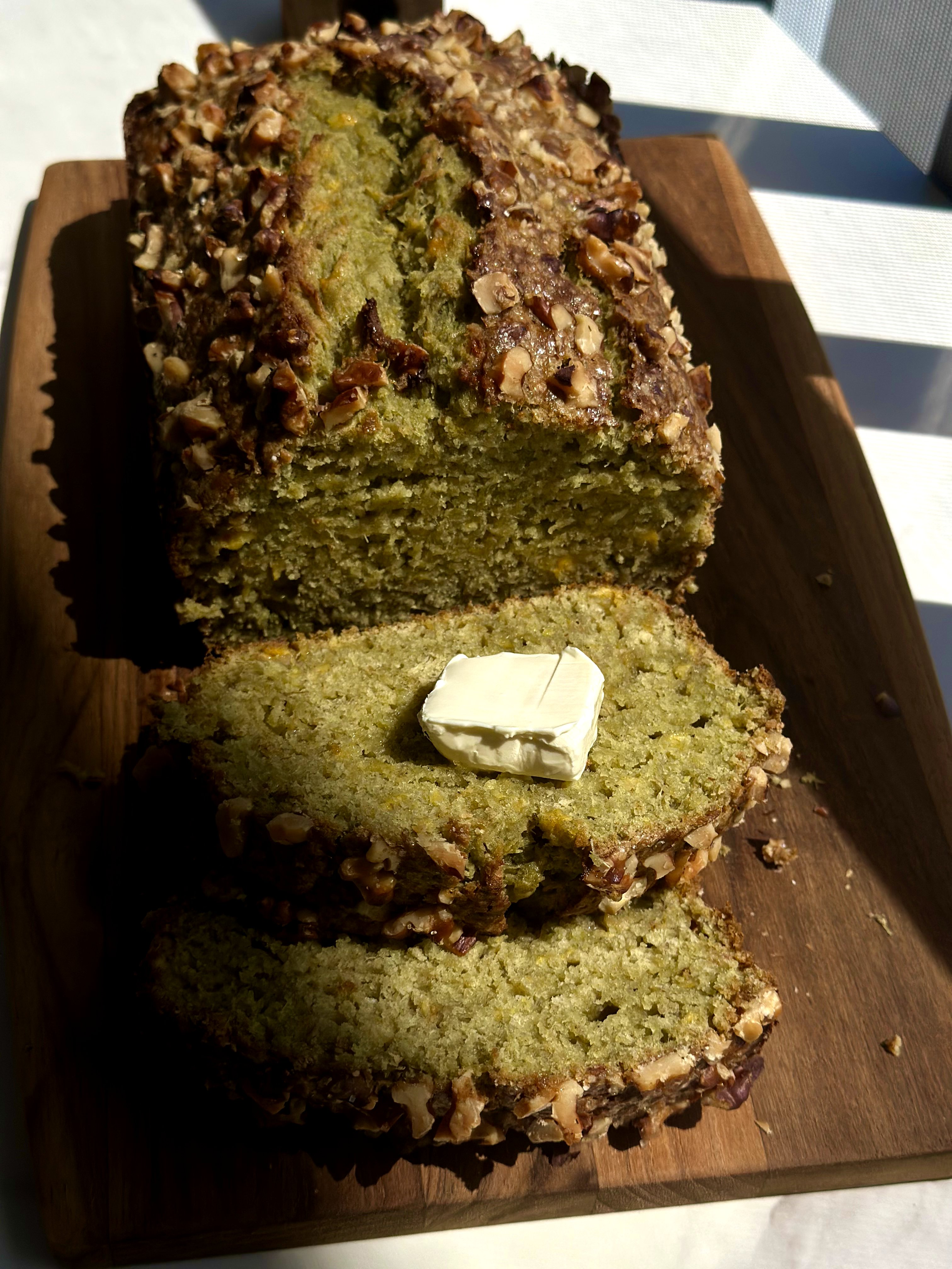Jamaican Callaloo Plantain Bread