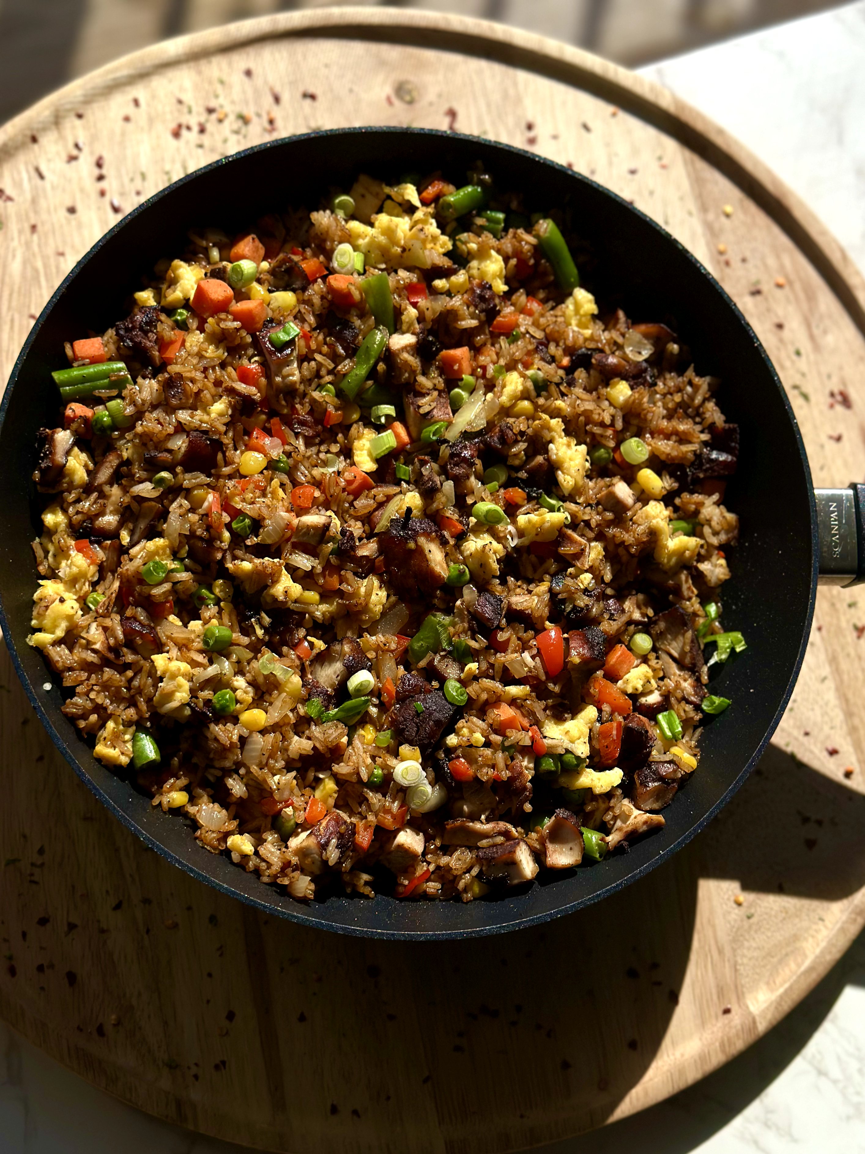 Jerk Chicken Fried Rice 