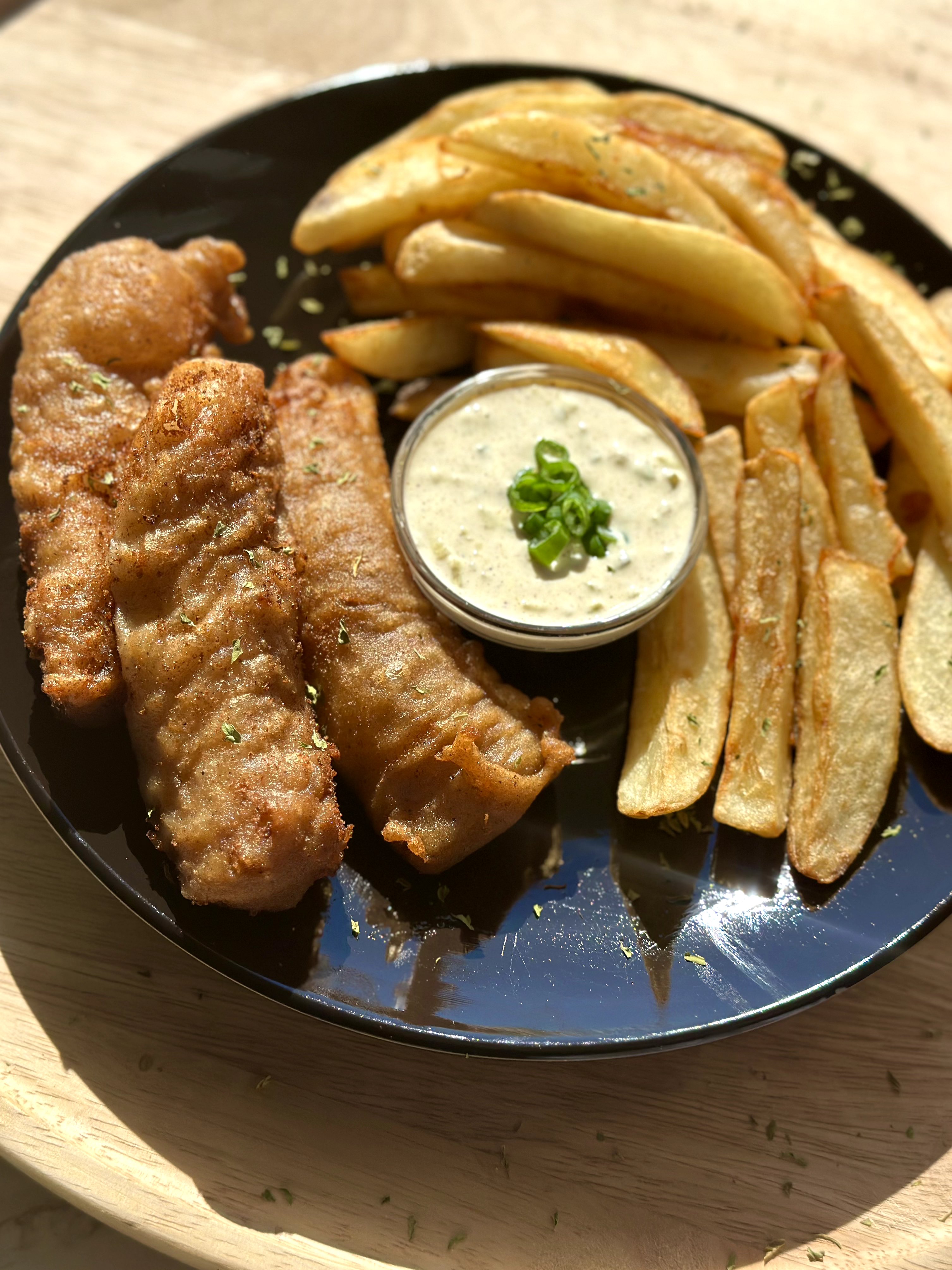Jerk Fish and Chips