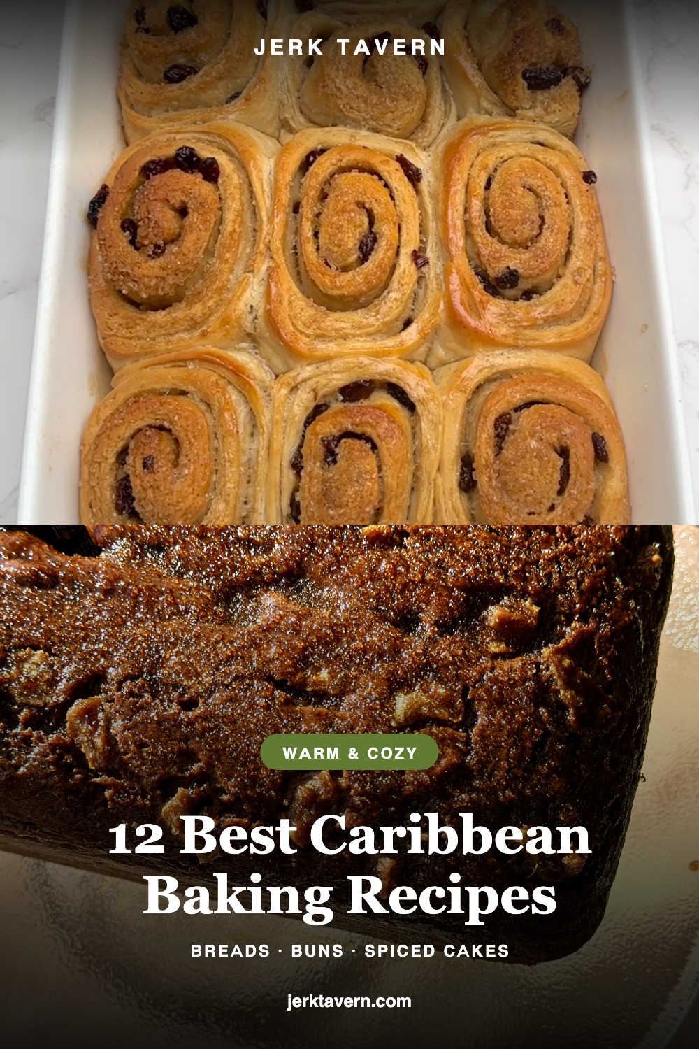 12 Best Caribbean Baking Recipes - Jamaican sugar bun and Jamaican ginger cake