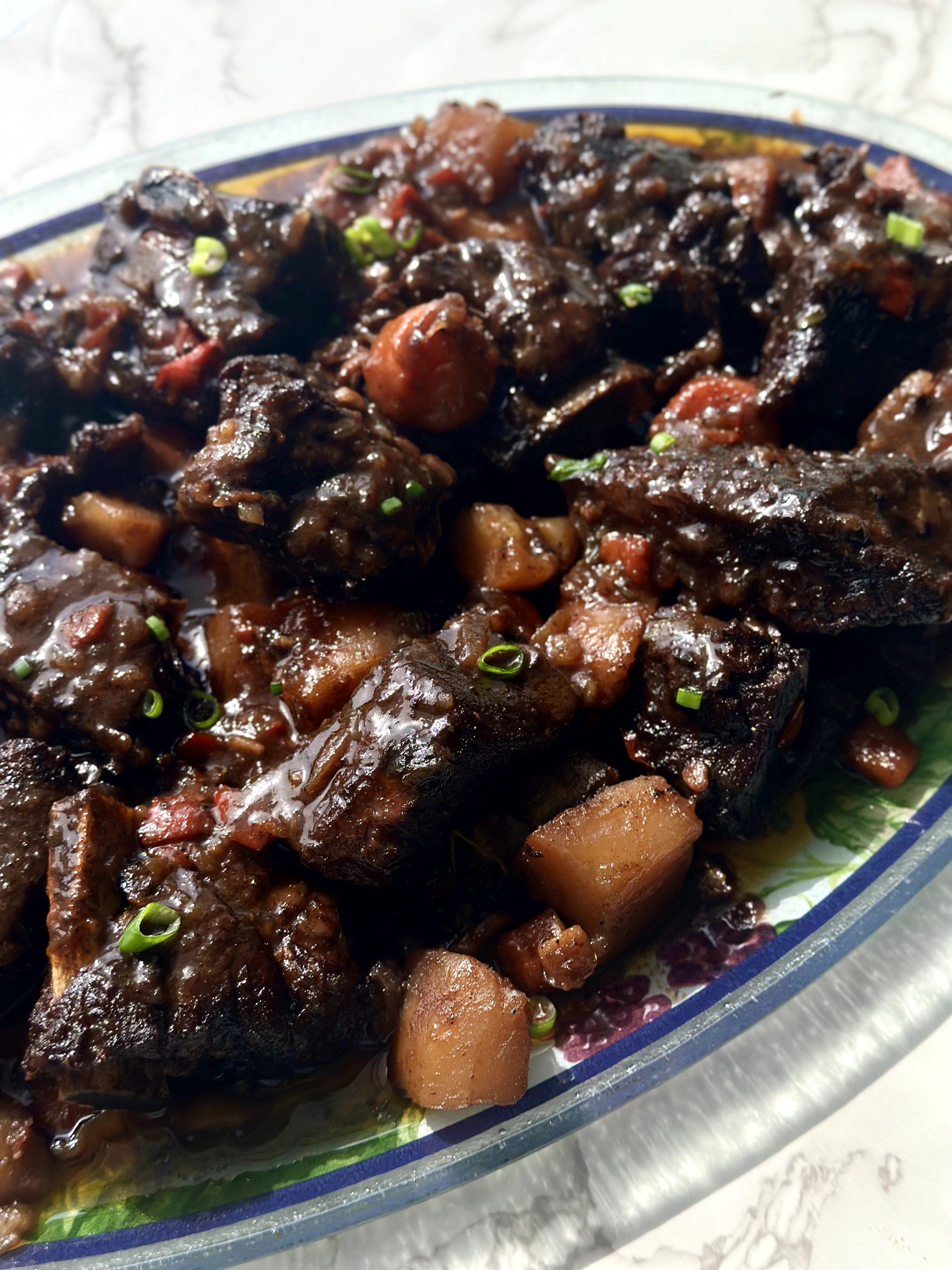Stew Beef Short Ribs Caribbean Style