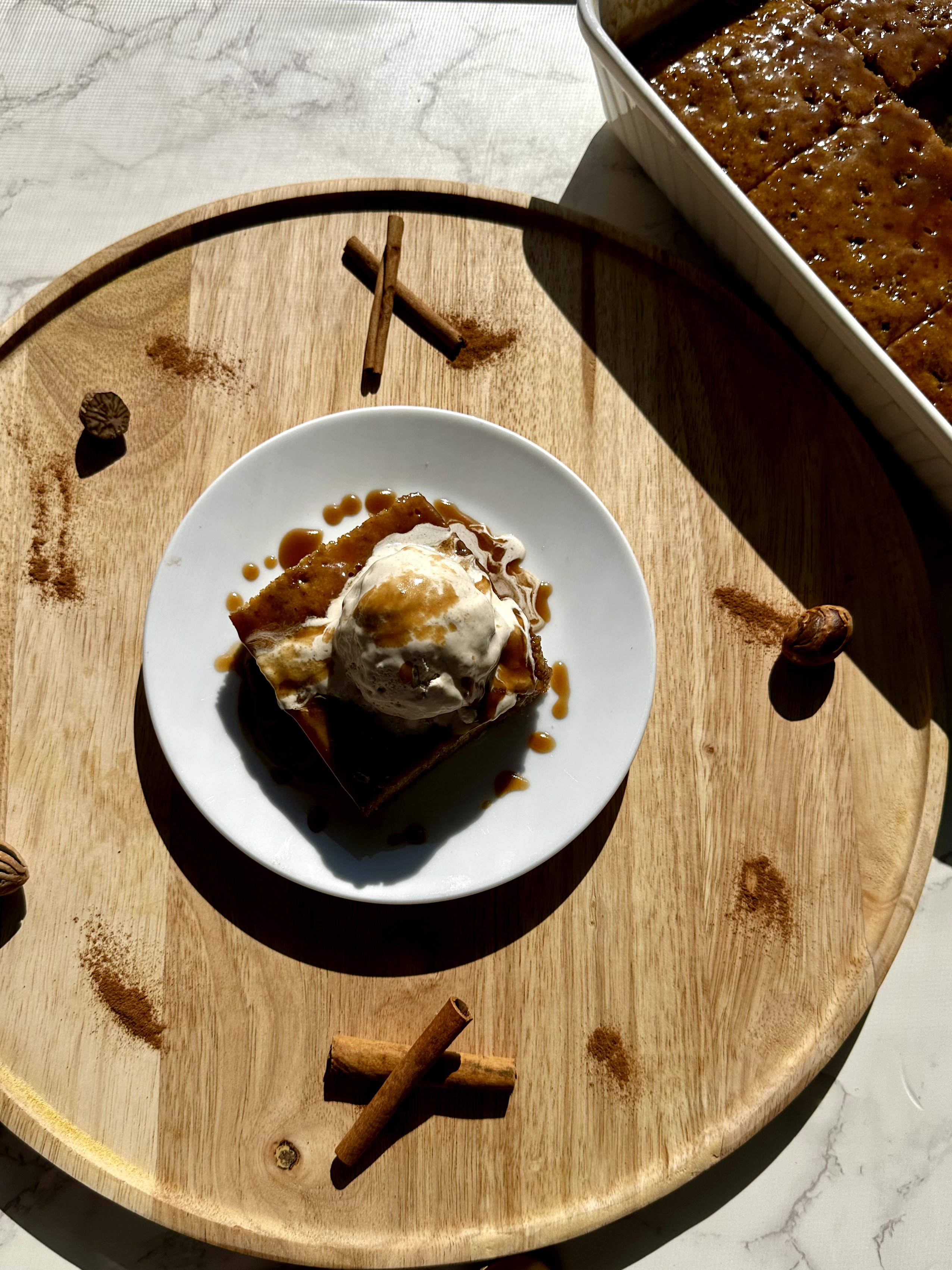 Sticky Plantain Pudding