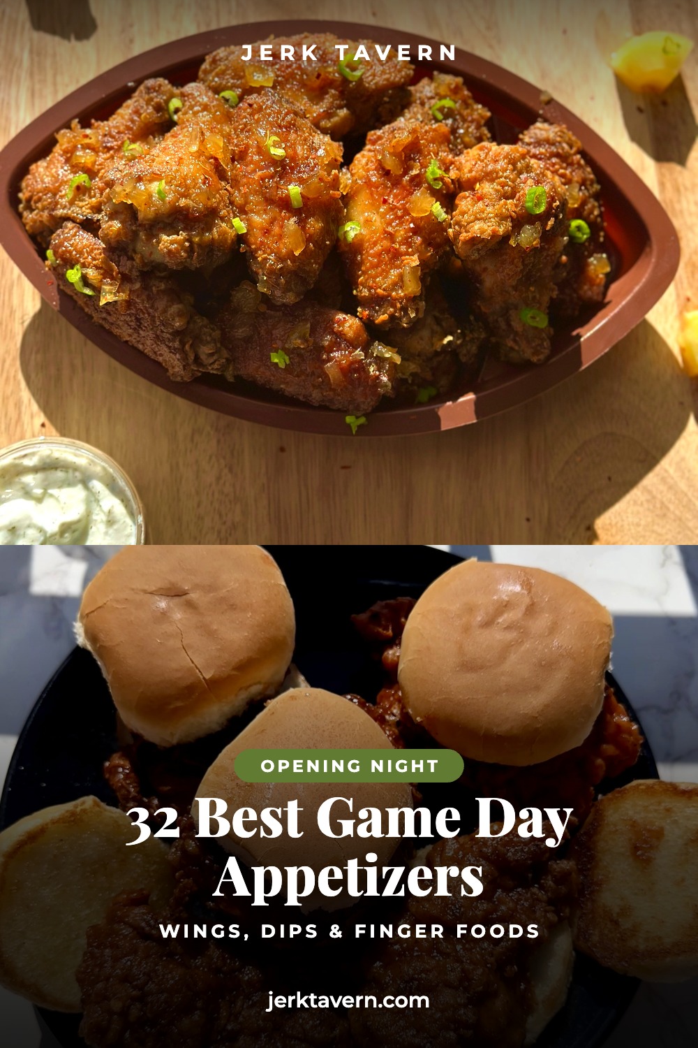 Honey hot pineapple wings and barb fried chicken sliders, 32 Best Game Day Appetizers